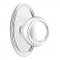 Emtek 8120 Rope Knob with Oval Rosette Polished Chrome