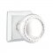 Emtek 8131 Rope Knob with Quincy Rosette Polished Chrome