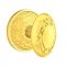 Emtek 8106 Victoria Knob with Lancaster Rosette Polished Brass