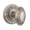 Emtek 8107 Victoria Knob with Ribbon & Reed Rosette Antique Nickel