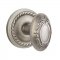 Emtek 8101 Victoria Knob with Rope Rosette Antique Nickel