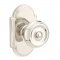 Emtek 8108 Waverly Knob with #8 Rosette Polished Nickel