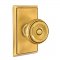 Emtek 8121 Waverly Knob with Rectangular Rosette French Antique Brass