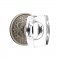 Emtek 8106 Windsor Crystal Knob with Lancaster Rosette Antique Nickel