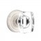 Emtek 8100 Windsor Crystal Knob with Regular Rosette Satin Nickel