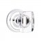Emtek 8100 Windsor Crystal Knob with Regular Rosette Polished Chrome
