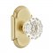 Emtek 8108 Astoria Knob with #8 Rosette Satin Brass