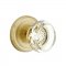 Emtek 8100 Georgetown Knob with Regular Rosette Satin Brass