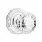 Emtek 8107 Lancaster Knob with Ribbon & Reed Rosette Polished Chrome