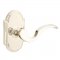Emtek 8108 Cortina Lever with #8 Rosette Polished Nickel