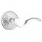 Emtek 8106 Cortina Lever with Lancaster Rosette Polished Chrome