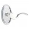 Emtek 8120 Cortina Lever with Oval Rosette Polished Chrome