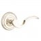 Emtek 8100 Cortina Lever with Regular Rosette Polished Nickel