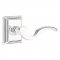 Emtek 8161 Cortina Lever with Wilshire Rosette Polished Chrome