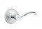 Emtek 8106 Elan Lever with Lancaster Rosette Polished Chrome