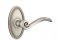 Emtek 8120 Elan Lever with Oval Rosette Antique Nickel