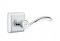 Emtek 8131 Elan Lever with Quincy Rosette Polished Chrome