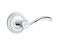 Emtek 8101 Elan Lever with Rope Rosette Polished Chrome