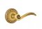 Emtek 8101 Elan Lever with Rope Rosette French Antique Brass