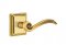Emtek 8161 Elan Lever with Wilshire Rosette French Antique Brass