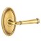 Emtek Merrimack Door Handle, Classic Brass, Oval Rosette, French Antique (US7) Finish