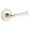 Emtek 8100 Merrimack Lever with Regular Rosette Polished Nickel