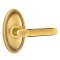 Emtek Milano Door Handle, Classic Brass, Oval Rosette, French Antique (US7) Finish
