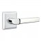 Emtek 8131 Milano Lever with Quincy Rosette Polished Chrome
