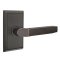 Emtek Milano Door Handle, Classic Brass, Rectangular Rosette, Oil Rubbed Bronze (US10B) Finish
