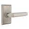 Emtek 8121 Milano Lever with Rectangular Rosette Antique Nickel