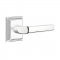 Emtek 8161 Milano Lever with Wilshire Rosette Polished Chrome