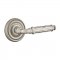 Emtek 8100 Ribbon & Reed Lever with Regular Rosette Antique Nickel