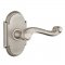Emtek 8108 Rope Lever with #8 Rosette Antique Nickel