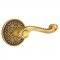 Emtek 8106 Rope Lever with Lancaster Rosette French Antique Brass