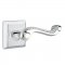 Emtek 8131 Rope Lever with Quincy Rosette Polished Chrome