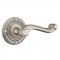 Emtek 8107 Rope Lever with Ribbon & Reed Rosette Antique Nickel