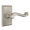 Emtek 8121 Rope Lever with Rectangular Rosette Antique Nickel