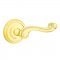 Emtek 8101 Rope Lever with Rope Rosette Polished Brass