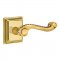 Emtek 8161 Rope Lever with Wilshire Rosette French Antique Brass