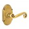 Emtek 8108 Rustic Lever with #8 Rosette French Antique Brass