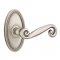 Emtek 8120 Rustic Lever with Oval Rosette Antique Nickel