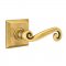 Emtek 8131 Rustic Lever with Quincy Rosette French Antique Brass