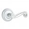 Emtek 8101 Rustic Lever with Rope Rosette Polished Chrome