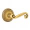 Emtek 8101 Rustic Lever with Rope Rosette French Antique Brass