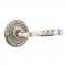 Emtek 8107 Santa Fe Lever with Ribbon & Reed Rosette Antique Nickel
