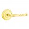 Emtek 8101 Santa Fe Lever with Rope Rosette Polished Brass