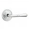 Emtek 8106 Turino Lever with Lancaster Rosette Polished Chrome