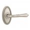Emtek 8120 Turino Lever with Oval Rosette Antique Nickel