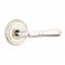 Emtek 8100 Turino Lever with Regular Rosette Polished Nickel