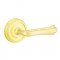 Emtek 8101 Wembley Lever with Rope Rosette Polished Brass